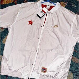 NEW $120 Nike hoops team USA warm up short sleeve jacket. Mens Large